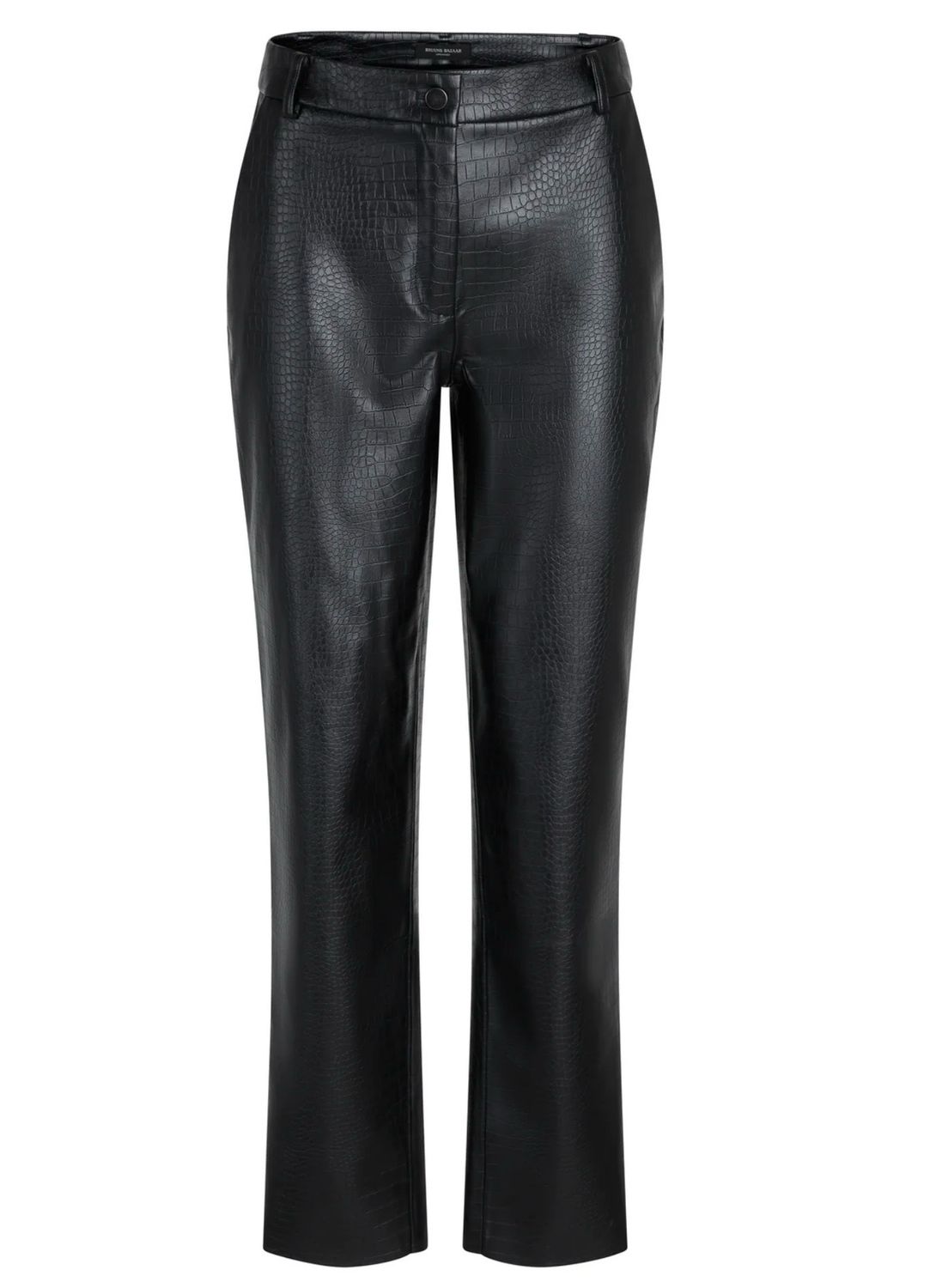Bruuns Bazaar CrocoBBDagga Pants - Black Bruuns Bazaar CrocoBBDagga Pants - Black