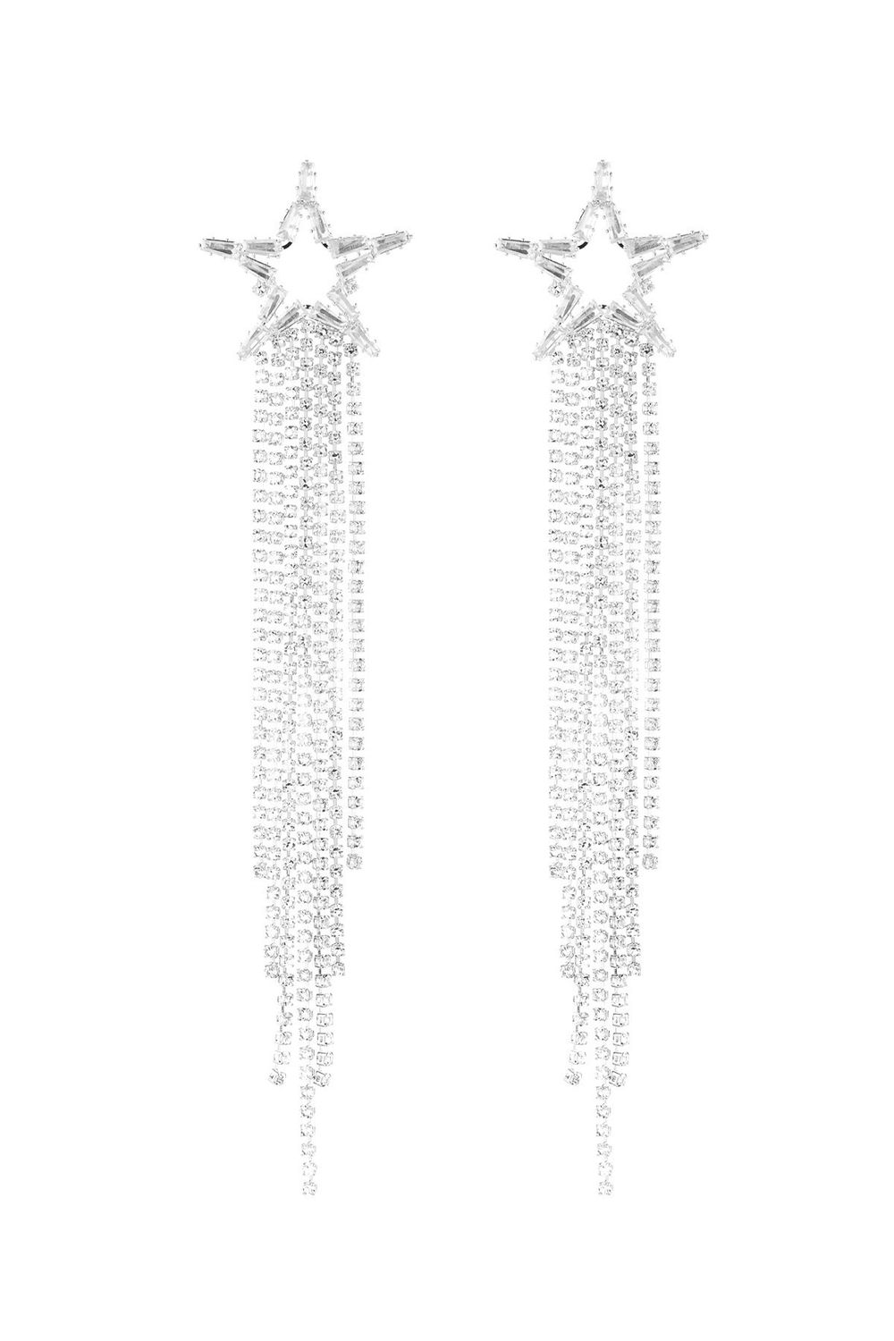 Earrings Sparkle Festive - Silver