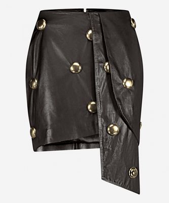 Ibana Skirt Sigilia With Studs - Black Ibana Skirt Sigilia With Studs - Black