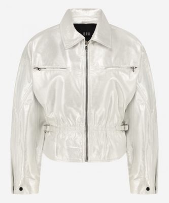Ibana Jacket Jules Metallic - Sparkling Silver Ibana Jacket Jules Metallic - Sparkling Silver