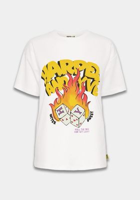 Harper & Yve T-Shirt Rollthedice - Ecru Harper & Yve T-Shirt Rollthedice - Ecru