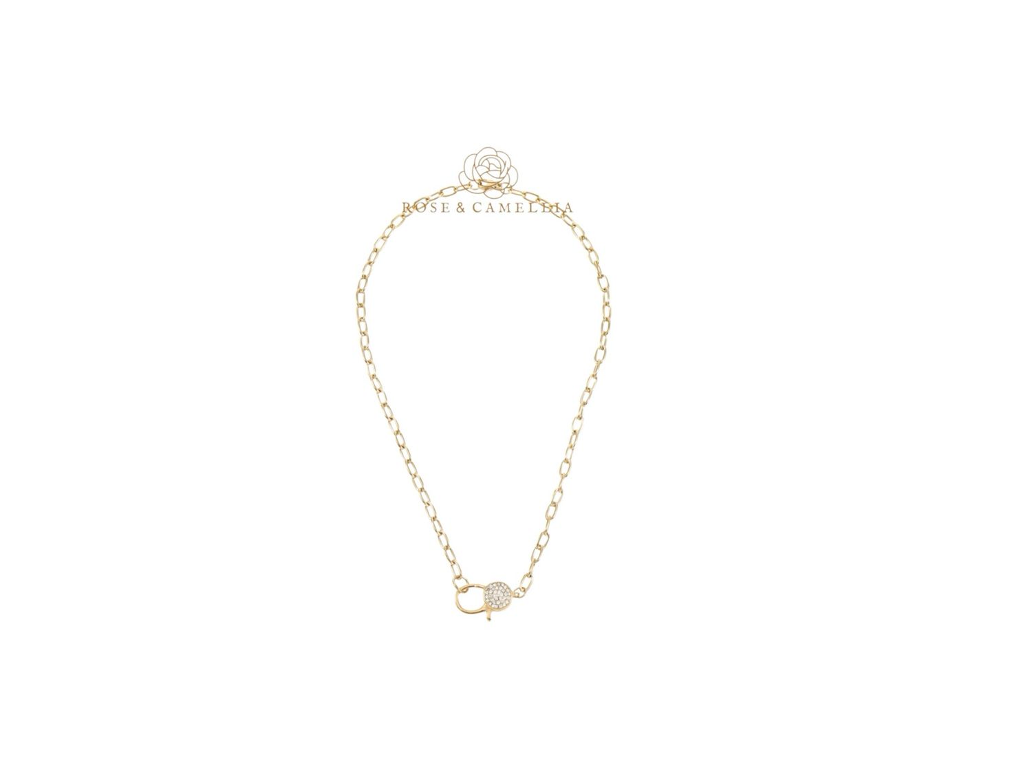Rose &amp; Camellia Chain Jamy - Gold