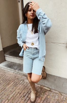 Homage Short Long Stevie - Light Vintage Wash Homage Short Long Stevie - Light Vintage Wash