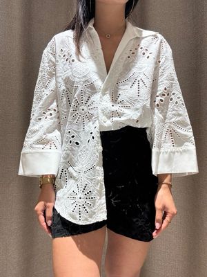 Access Short Broderie - Black