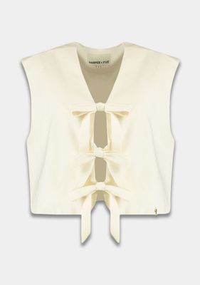 Harper &amp; Yve Gilet Shelby - Ecru