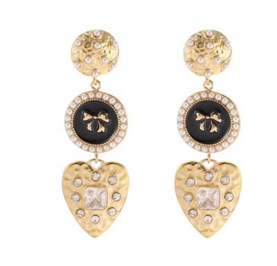 Rose &amp; Camellia Earrings Coco - Gold