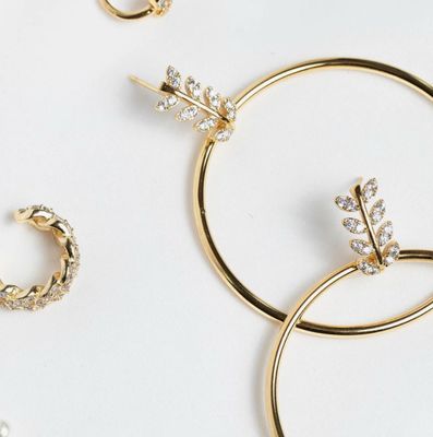 Carmen Lorenza Earrings Daisy - Gold