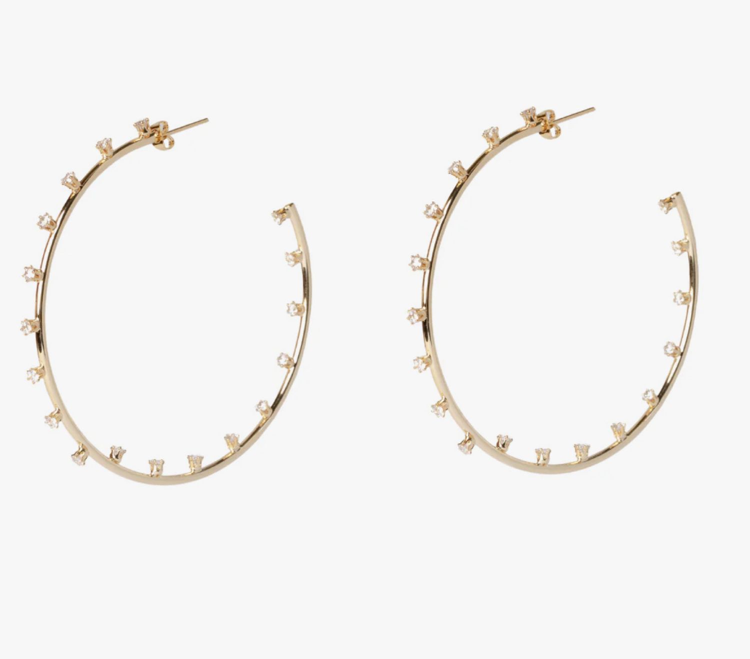 Carmen Lorenza Earrings Diva Hoops - Gold
