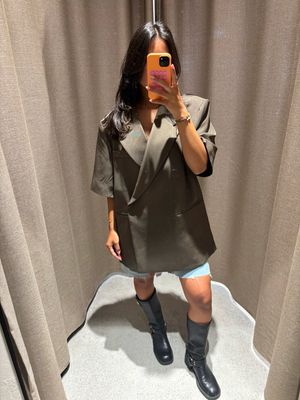 City Luxe Blazer Oversized Fit - Mocha