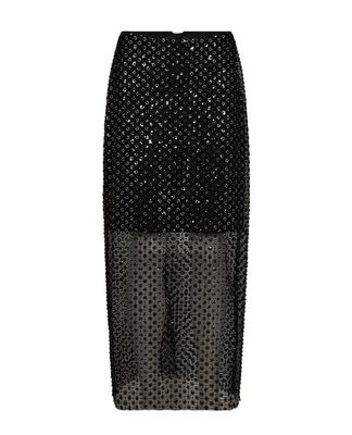 Copenhagen Muse Skirt Cmdeco Mesh - Black