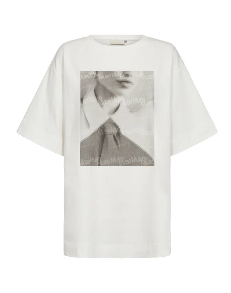 Copenhagen Muse Cmmuse - T-Shirt With Print Off White