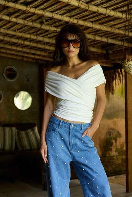 Refined Department Top - White