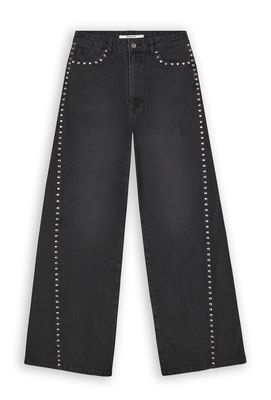 Homage Palazzo Jeans With Studs Homage Palazzo Jeans With Studs