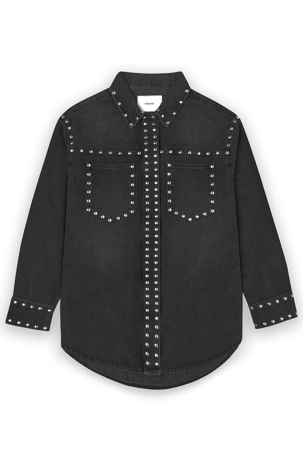 Homage Denim Jacket With Studs
