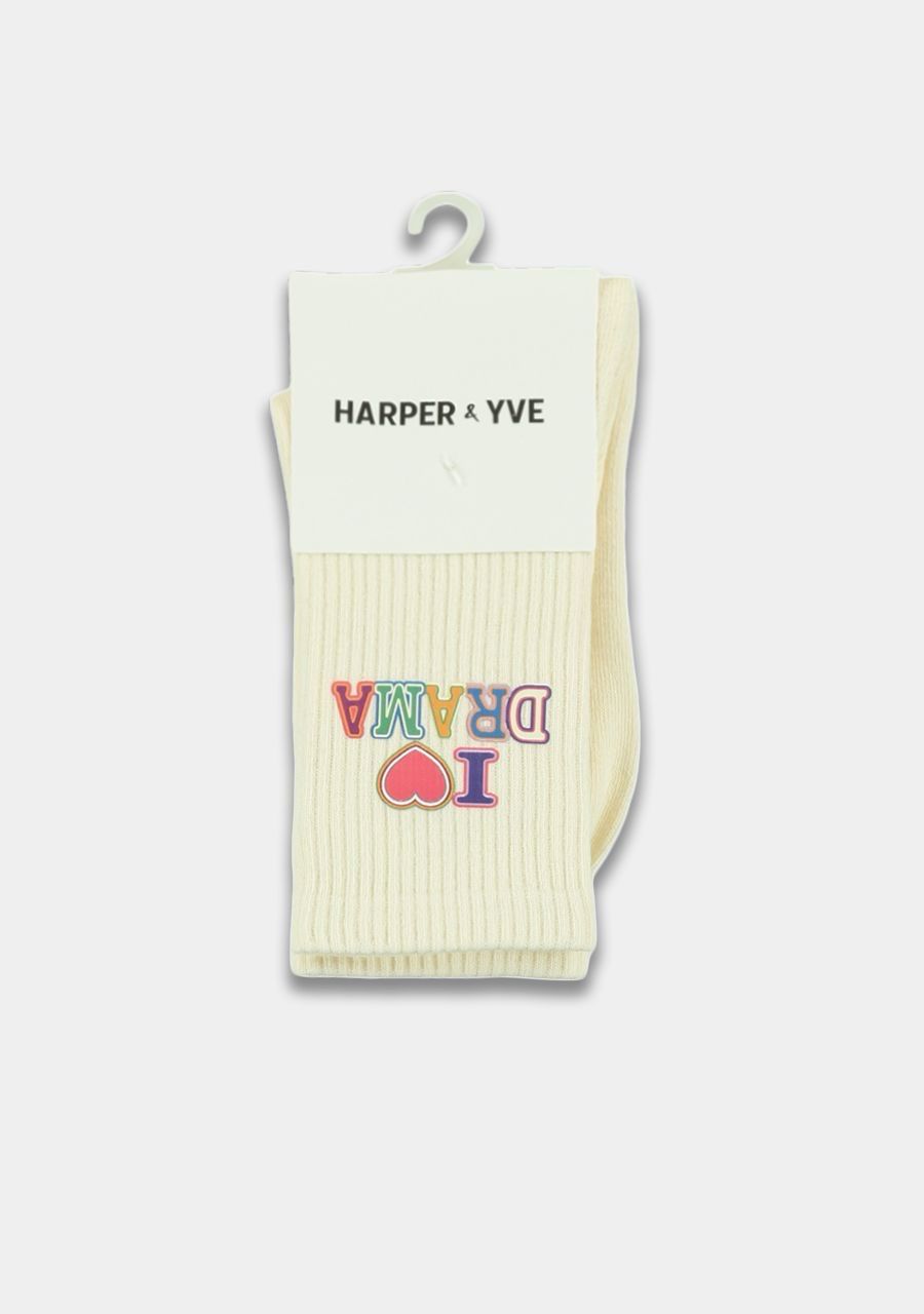 Harper &amp; Yve Sock - White