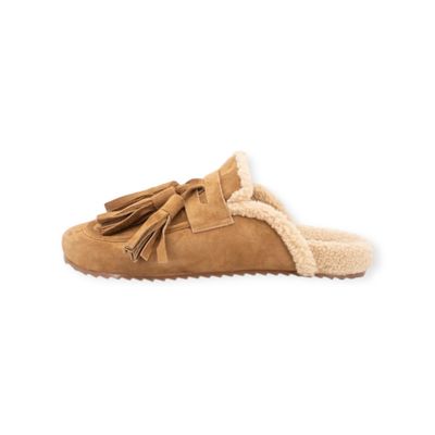Toral Ariana Suede Mule With Tassels