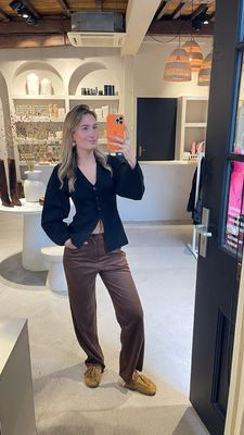 Edited Pants Celina - Fudge