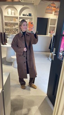 Edited Coat Ignacio - Fudge