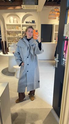 Edited Coat Alea - Grey