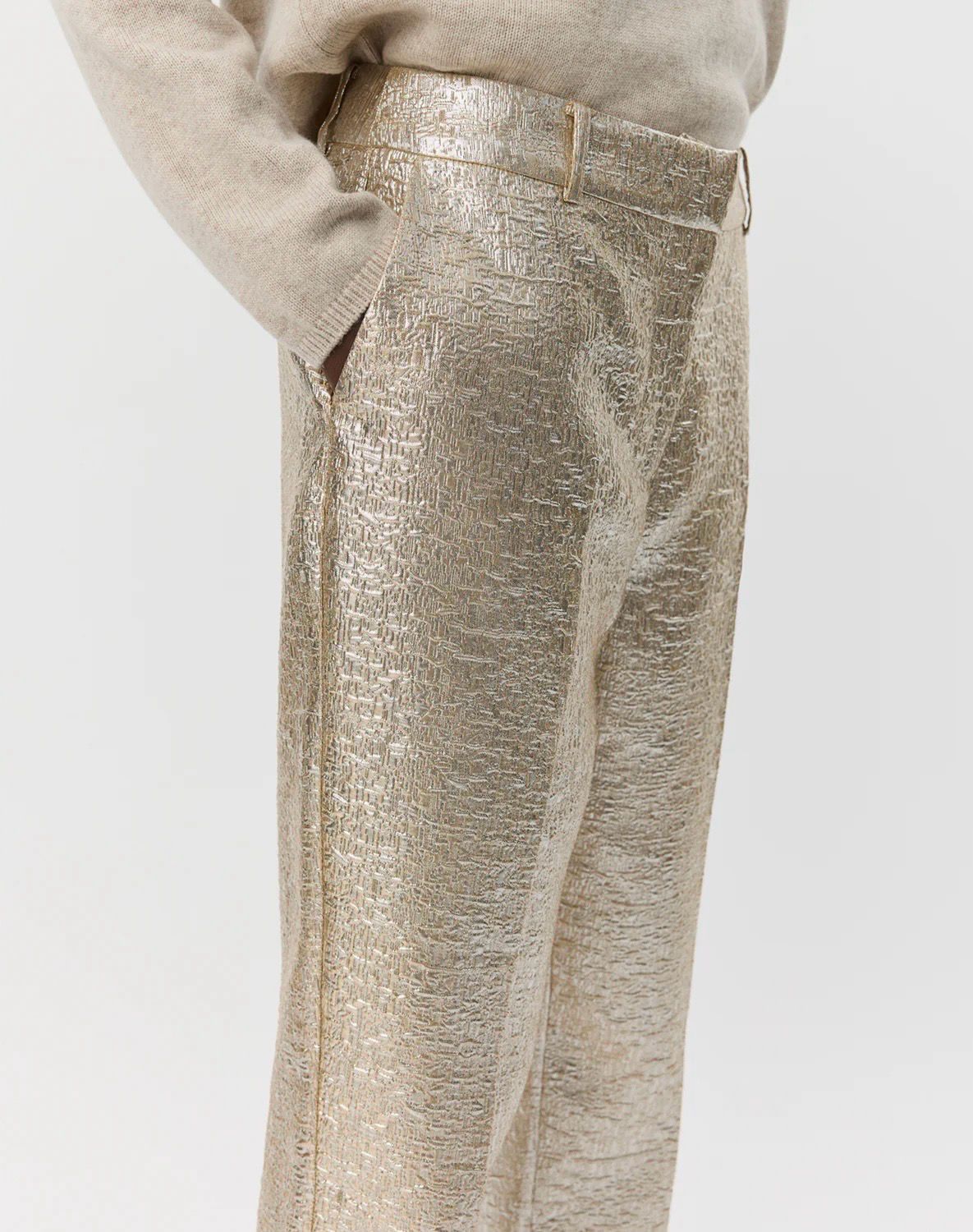 Sofie schnoor Cordeliasw Trousers - Light Gold