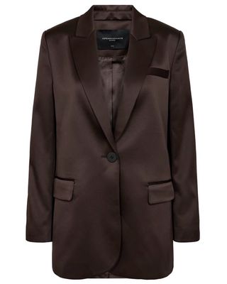 Copenhagen Muse - Satin Blazer Brown