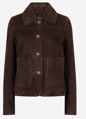 Ibana Jacket Junia Suede - Coffe Bean