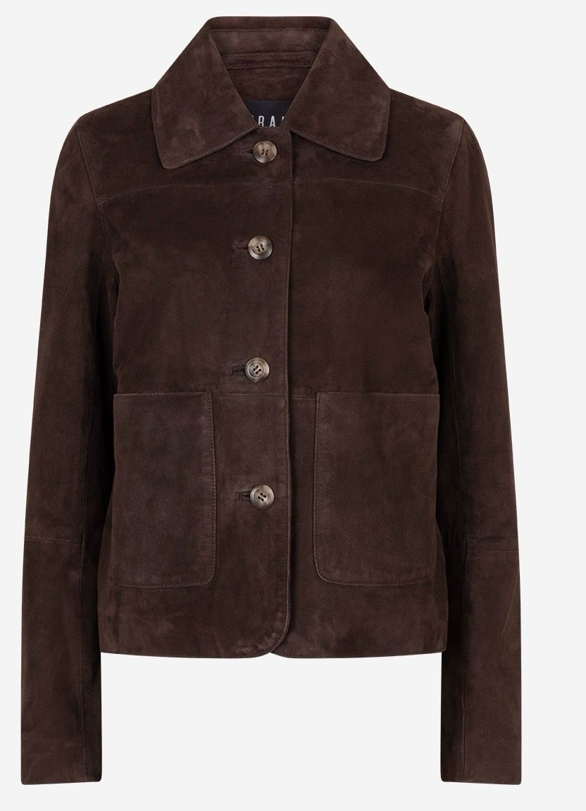 Ibana Jacket Junia Suede - Coffe Bean