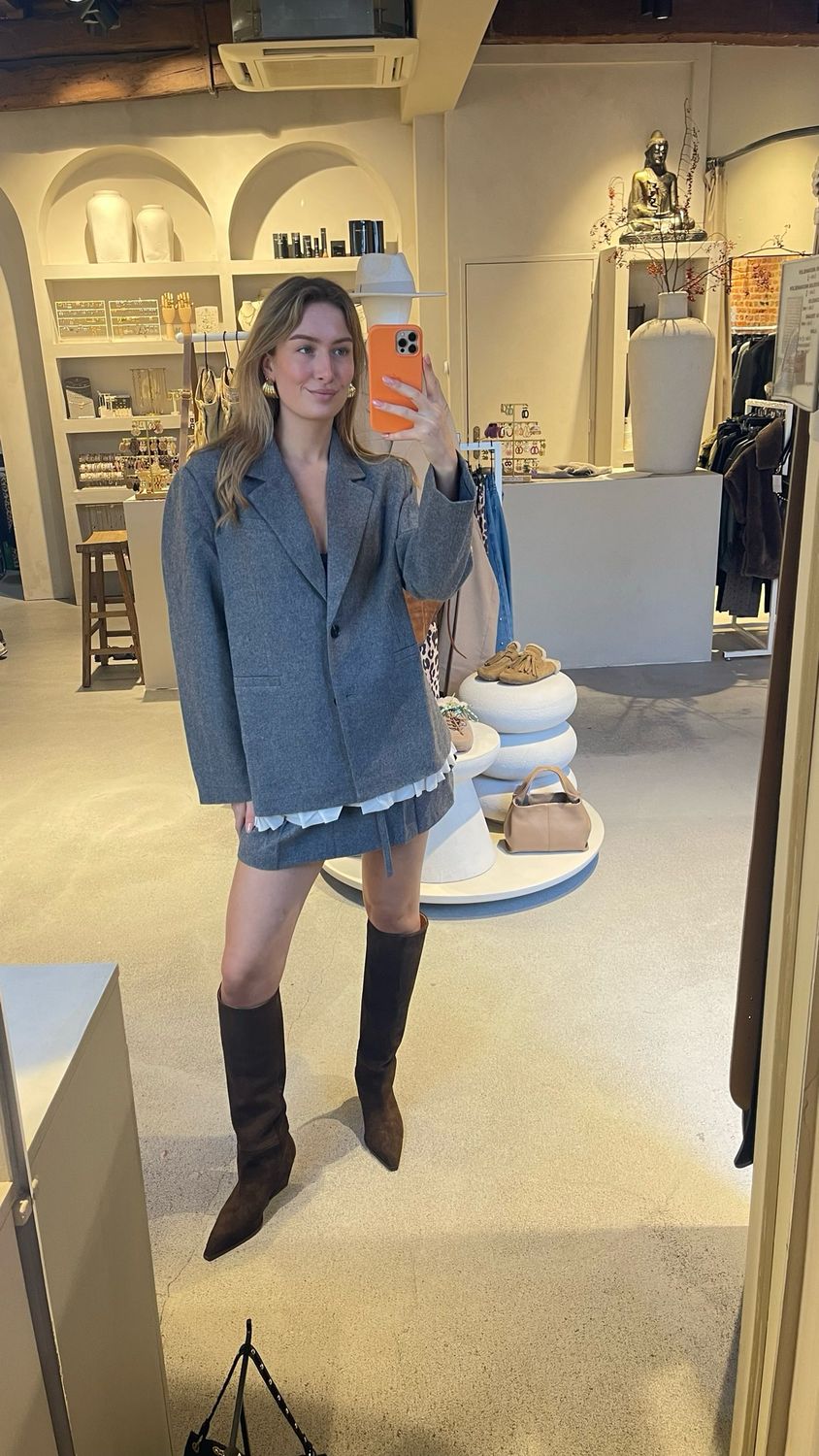 Edited Blazer Camella - Grey Melange