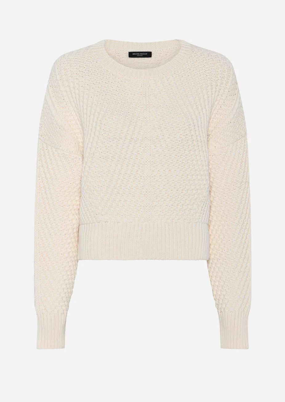 Bruuns Bazaar CotlonBBHera Knit - Creme