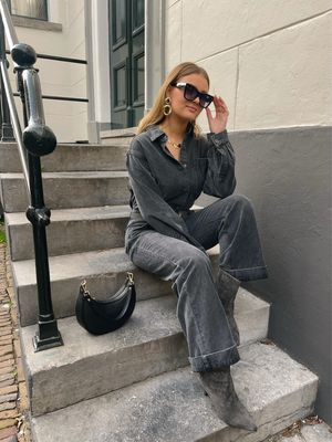 Sofie Schnoor Jumpsuit Joellesw - Washed Black