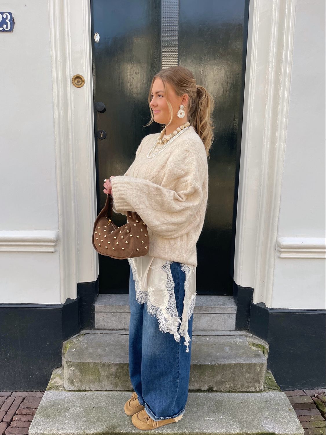 Edited Sweater Camellia - Beige