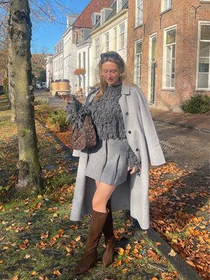 Edited Coat Alea - Grey