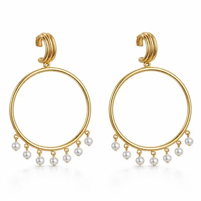 Carmen Lumi Frost Earrings - Gold