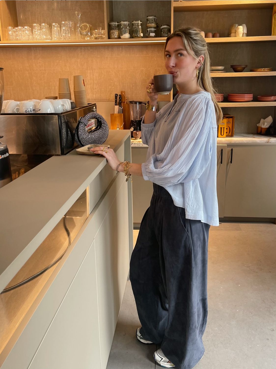 Ibana Blouse Tanis - Fioletta Blue