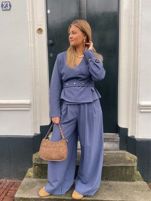 Harper &amp; Yve Pants Mason - Blue Stripe