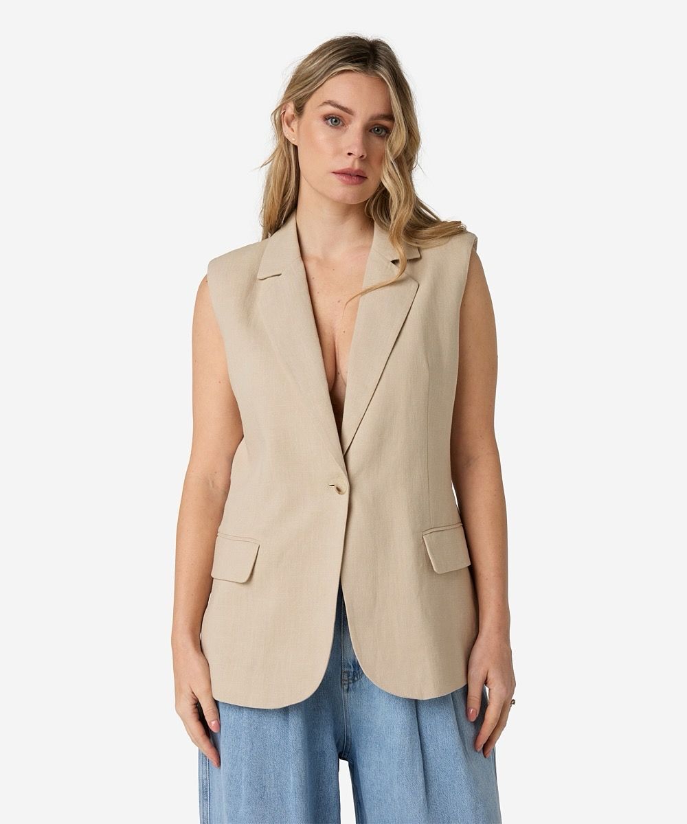 Ibana Gilet Tarika - Ostra Beige