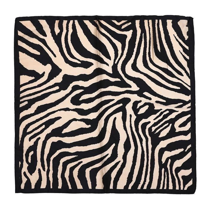 Scarf zebra - Black Beige