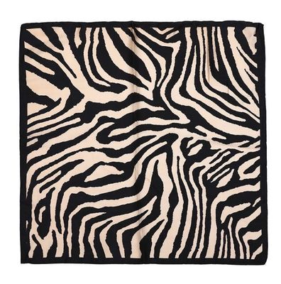 Scarf zebra - Black Beige