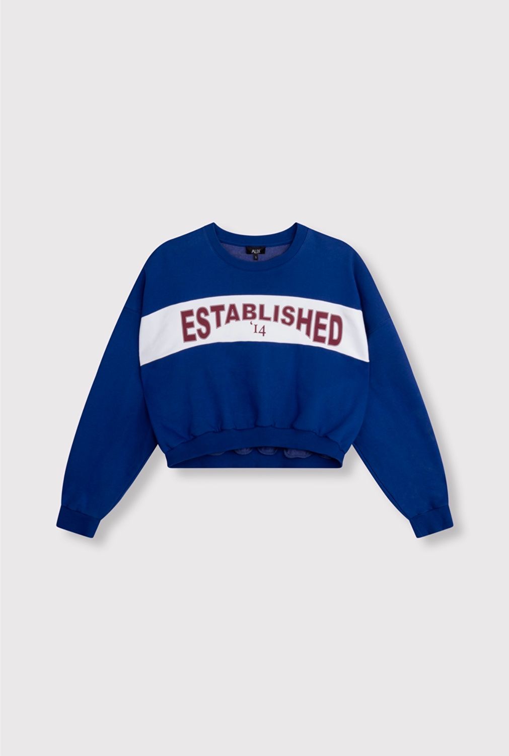 Alix Sweater Logo Tape - Royal Blue
