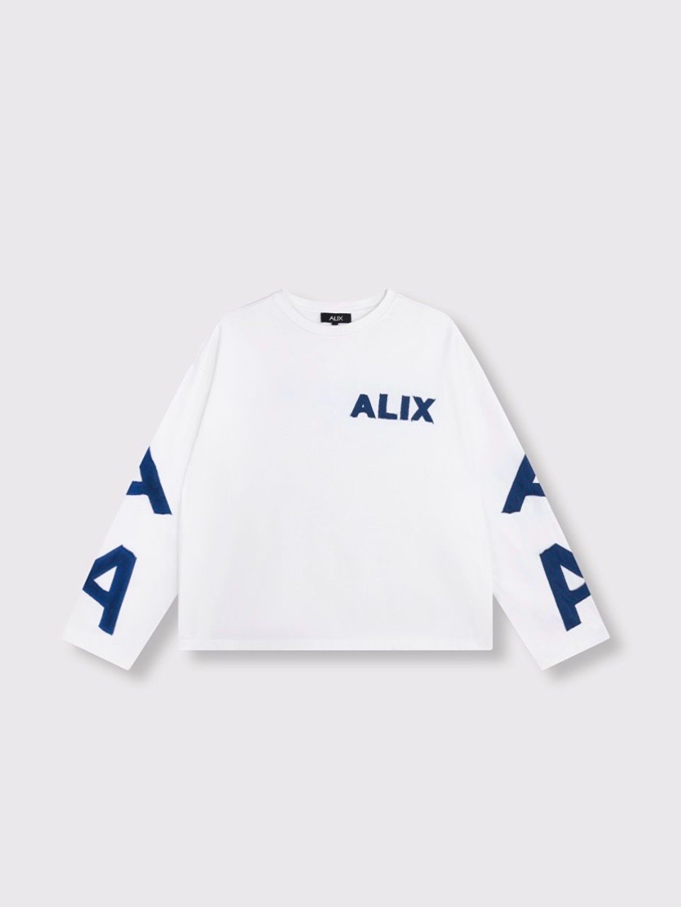 Alix Longsleeve T-shirt Patch - White