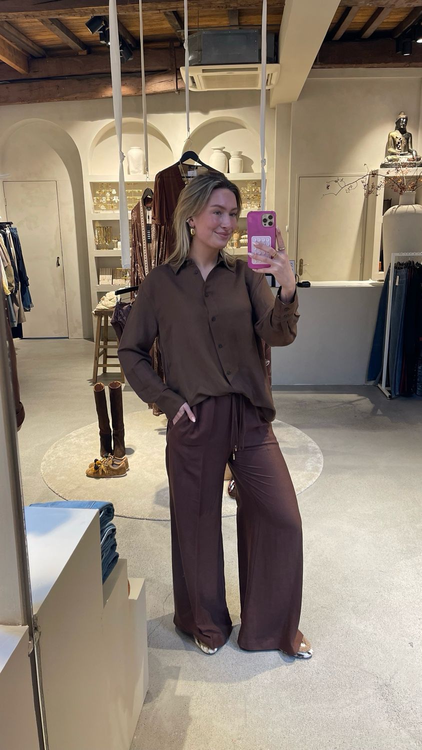 Access Womans Shirt - Choco