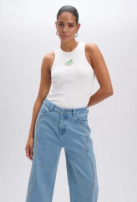 Refined Department Singlet Raquel - White