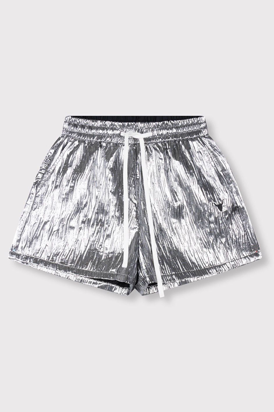 Alix The Label Silver Crinkle Short - Silver
