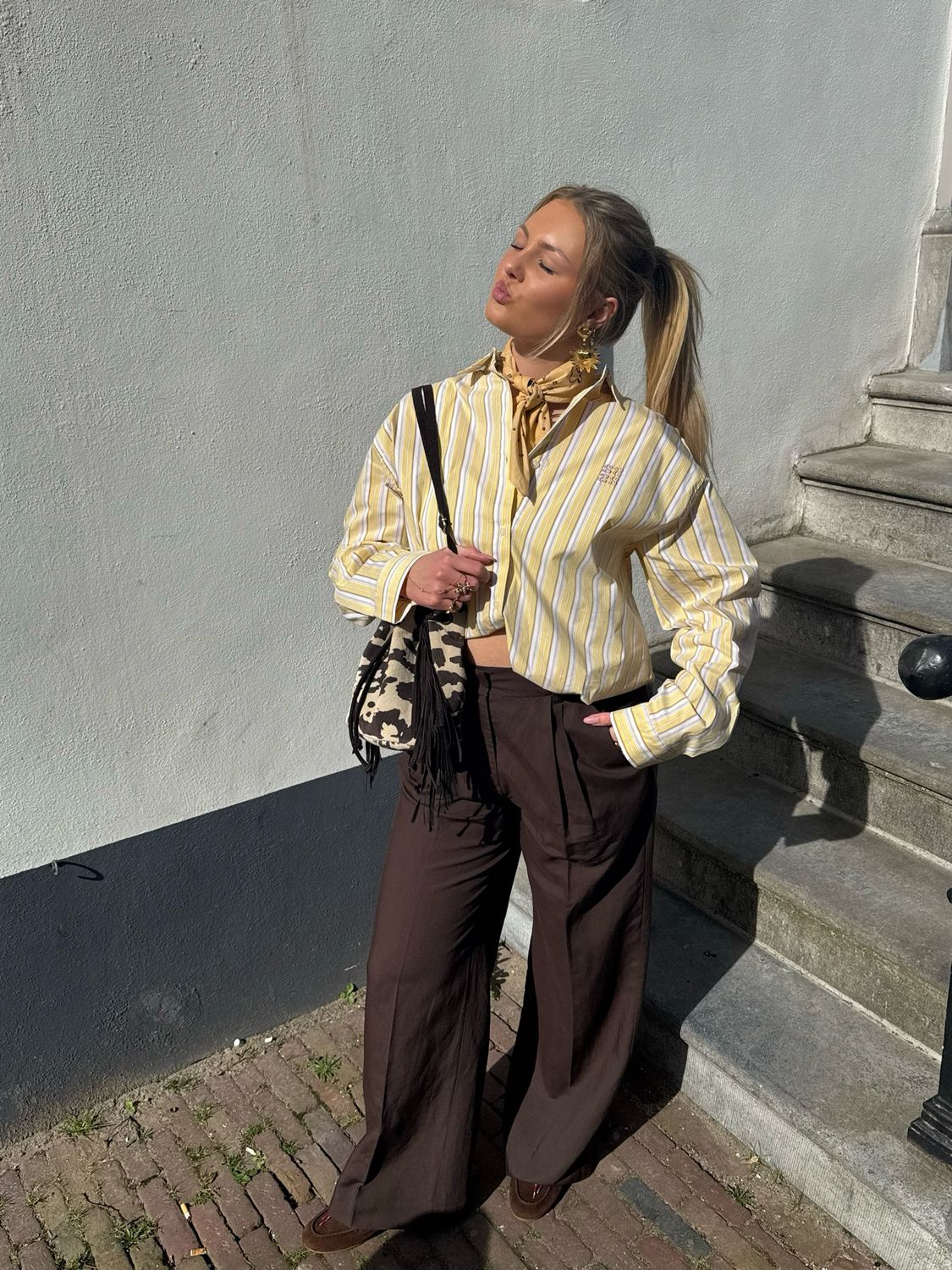 Sofie Schnoor MercySW Oversized Shirt - Light Yellow