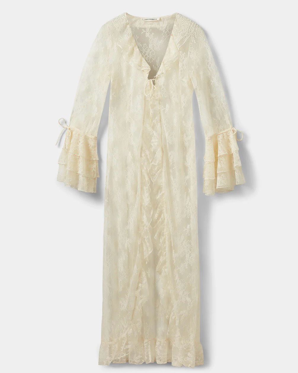Sofie Schnoor AnastasiaSW Lace Robe - Off White