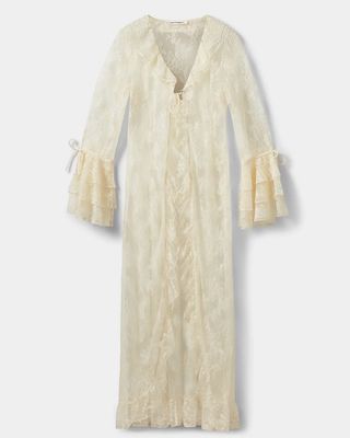 Sofie Schnoor AnastasiaSW Lace Robe - Off White