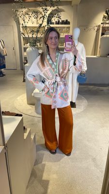 Nema Resort Wear Pants - Orange