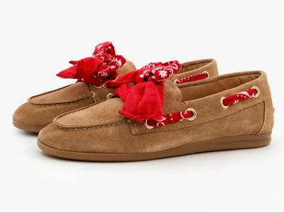 Toral Nahua Suede Bandana Loafer