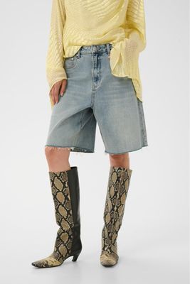 Gestuz Shorts Denim GZnoma - Vintage Mid Blue