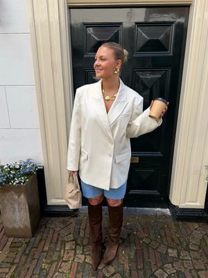 Sofie Schnoor Harpirsw Boxy Blazer - Off White